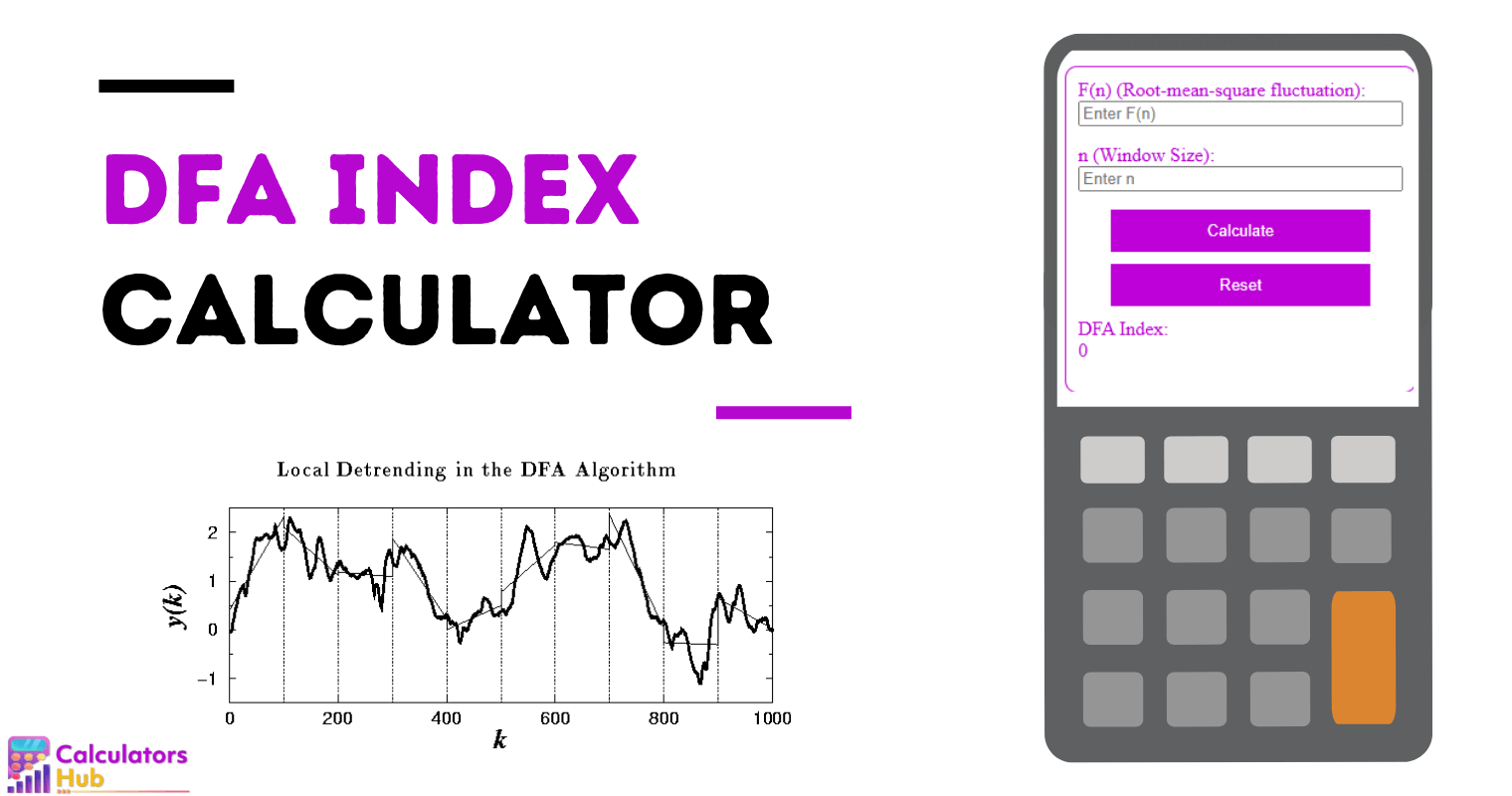 Dfa Index Calculator