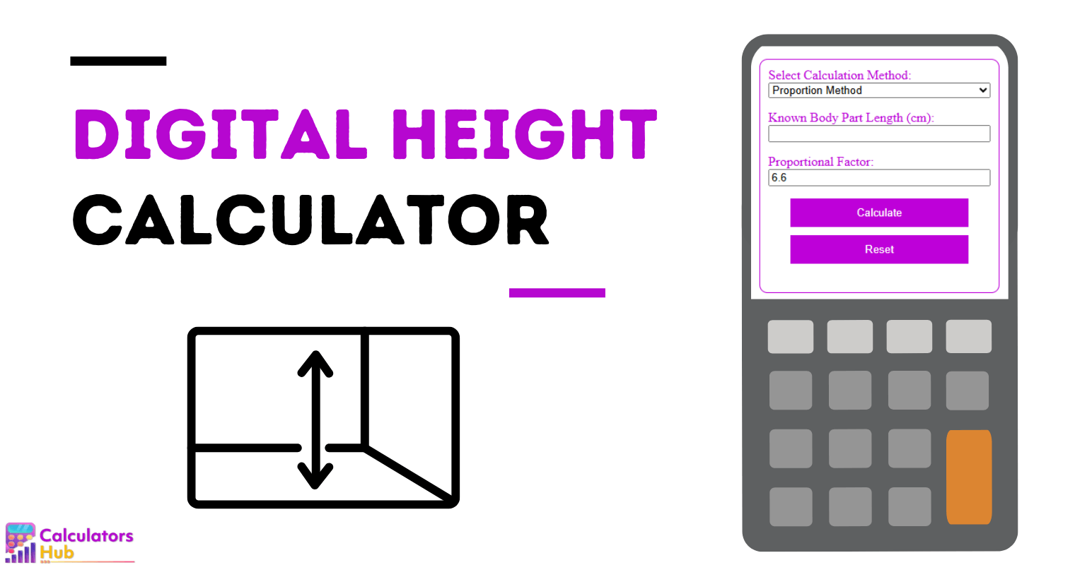 Calculadora de altura digital