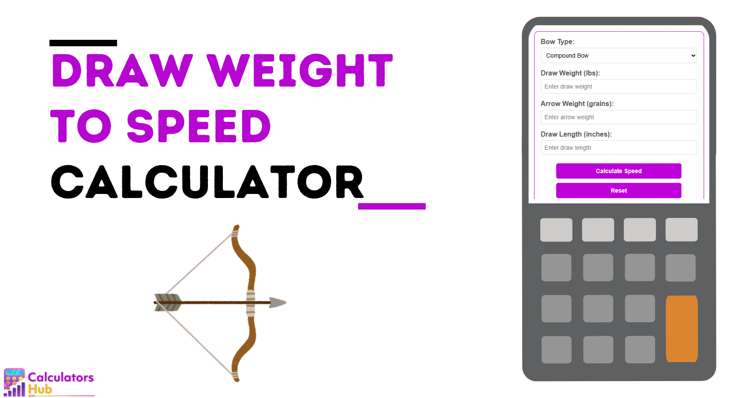 Draw Weight To Speed Calculator