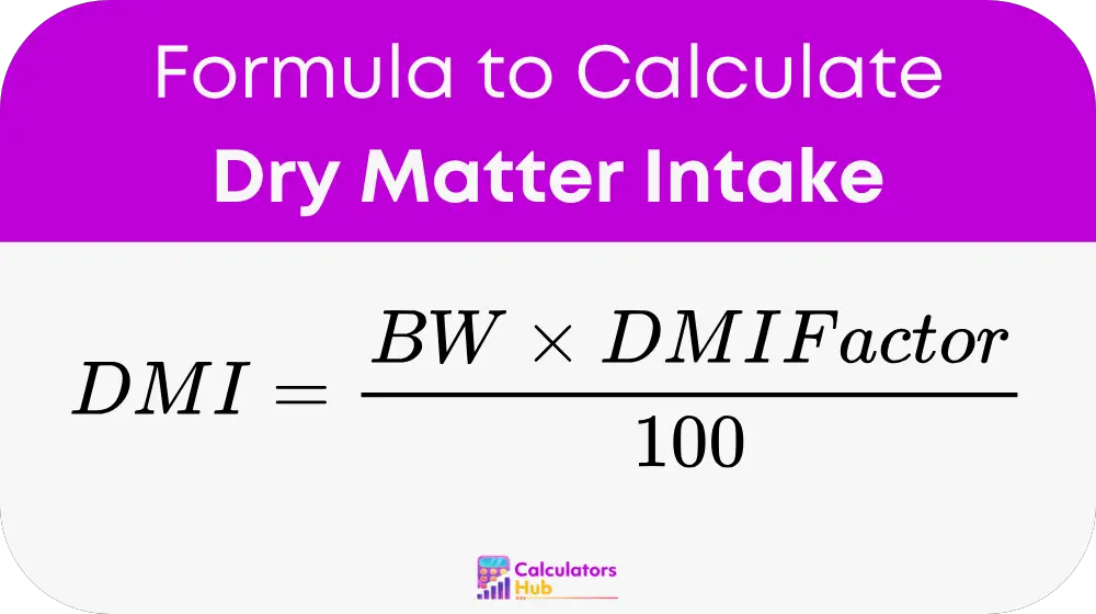 Dry Matter Intake