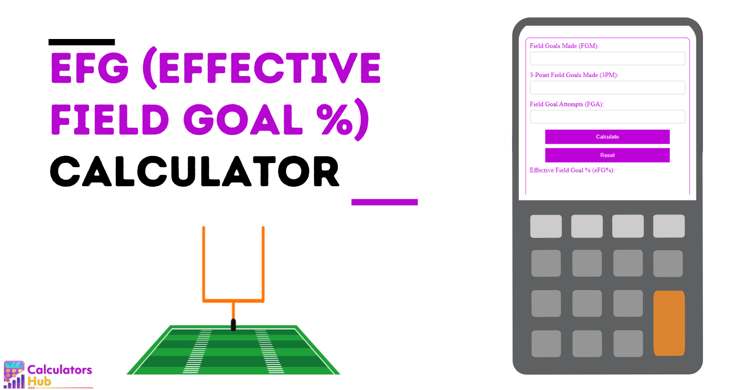 EFG (Effective Field Goal %) Calculator
