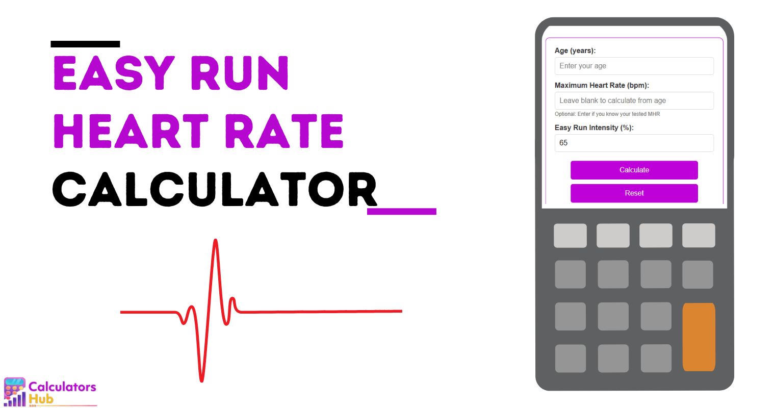 Easy Run Heart Rate Calculator