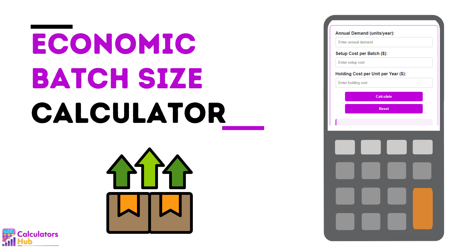 Economic Batch Size Calculator
