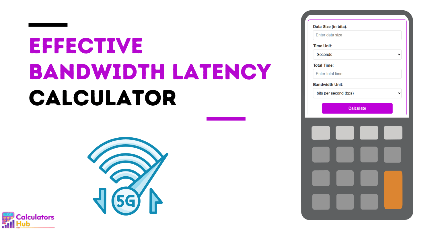 Effective Bandwidth Latency Calculator