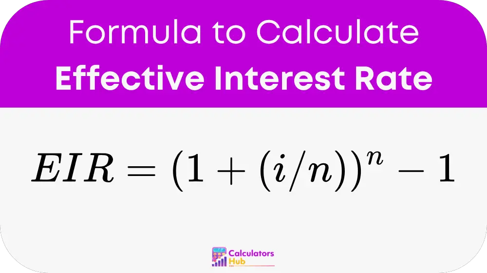 Effective Interest Rate