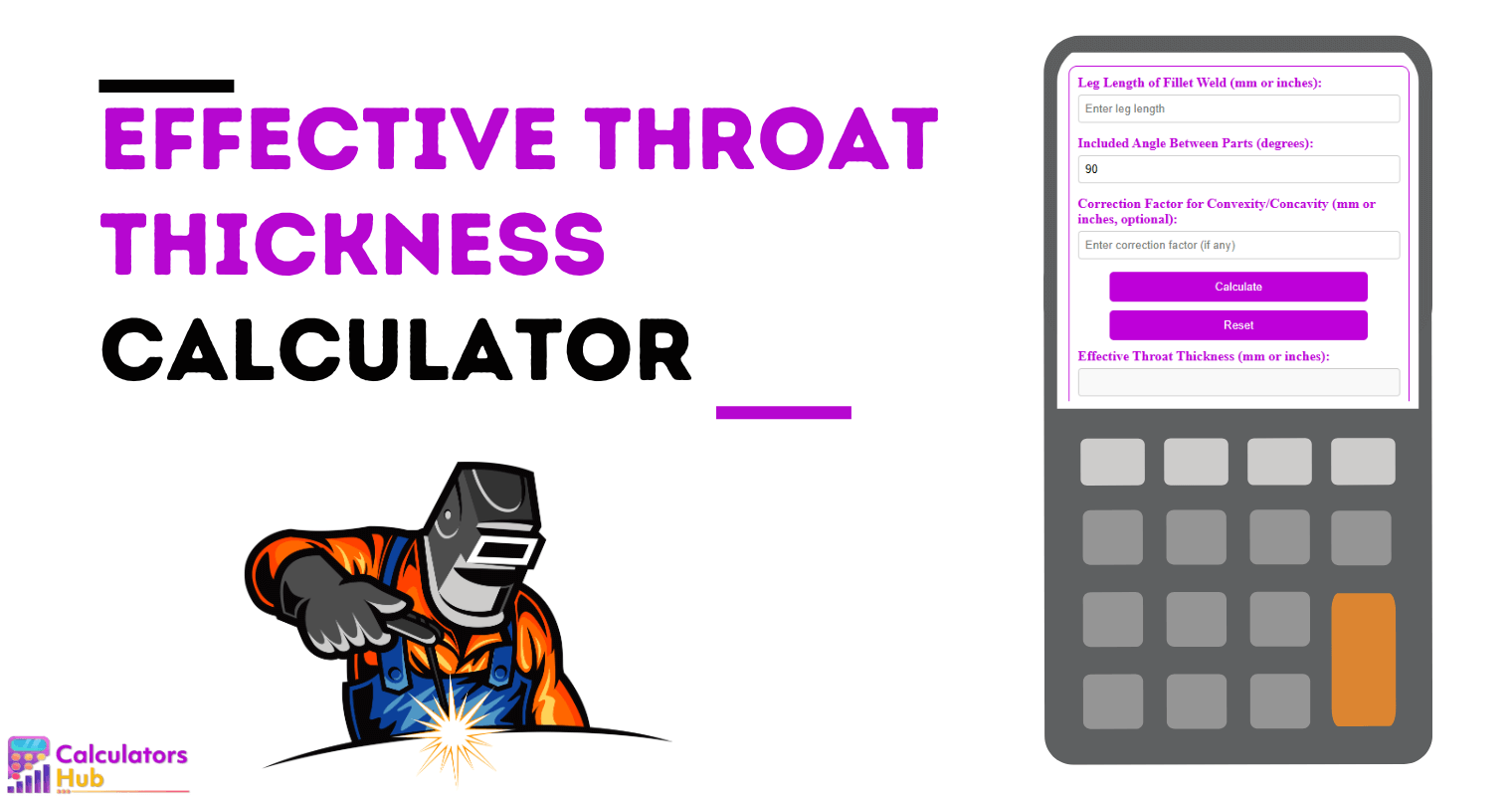 Effective Throat Thickness Calculator