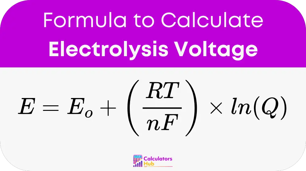 Electrolysis Voltage