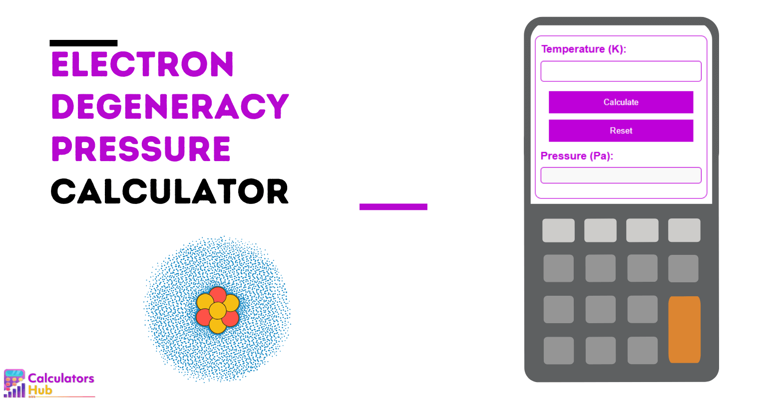 Electron Degeneracy Pressure Calculator