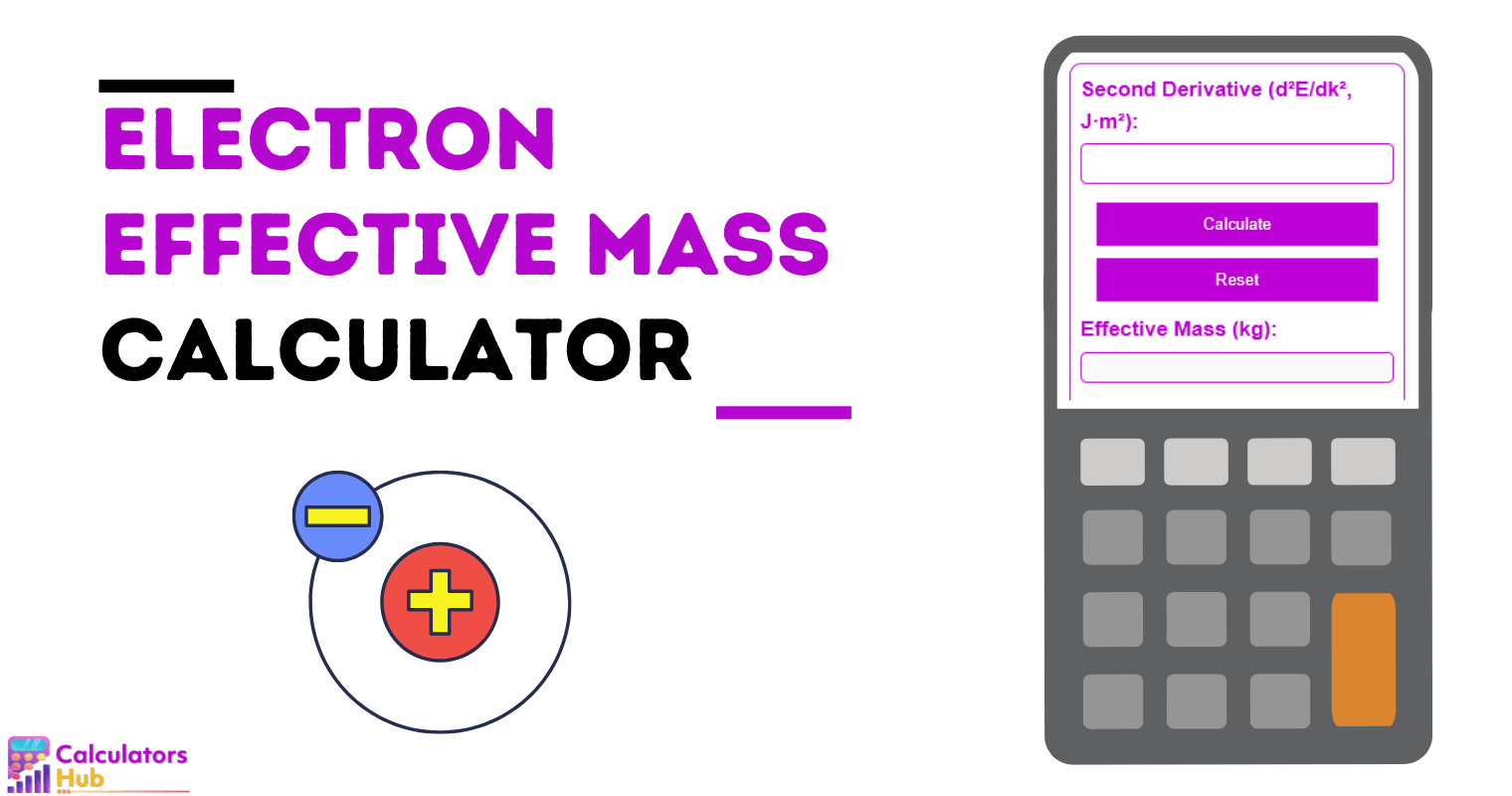 Electron Effective Mass Calculator