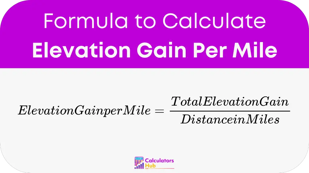 Elevation Gain Per Mile