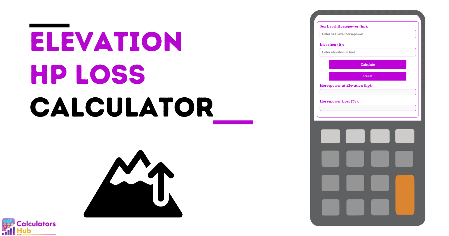 Elevation Hp Loss Calculator
