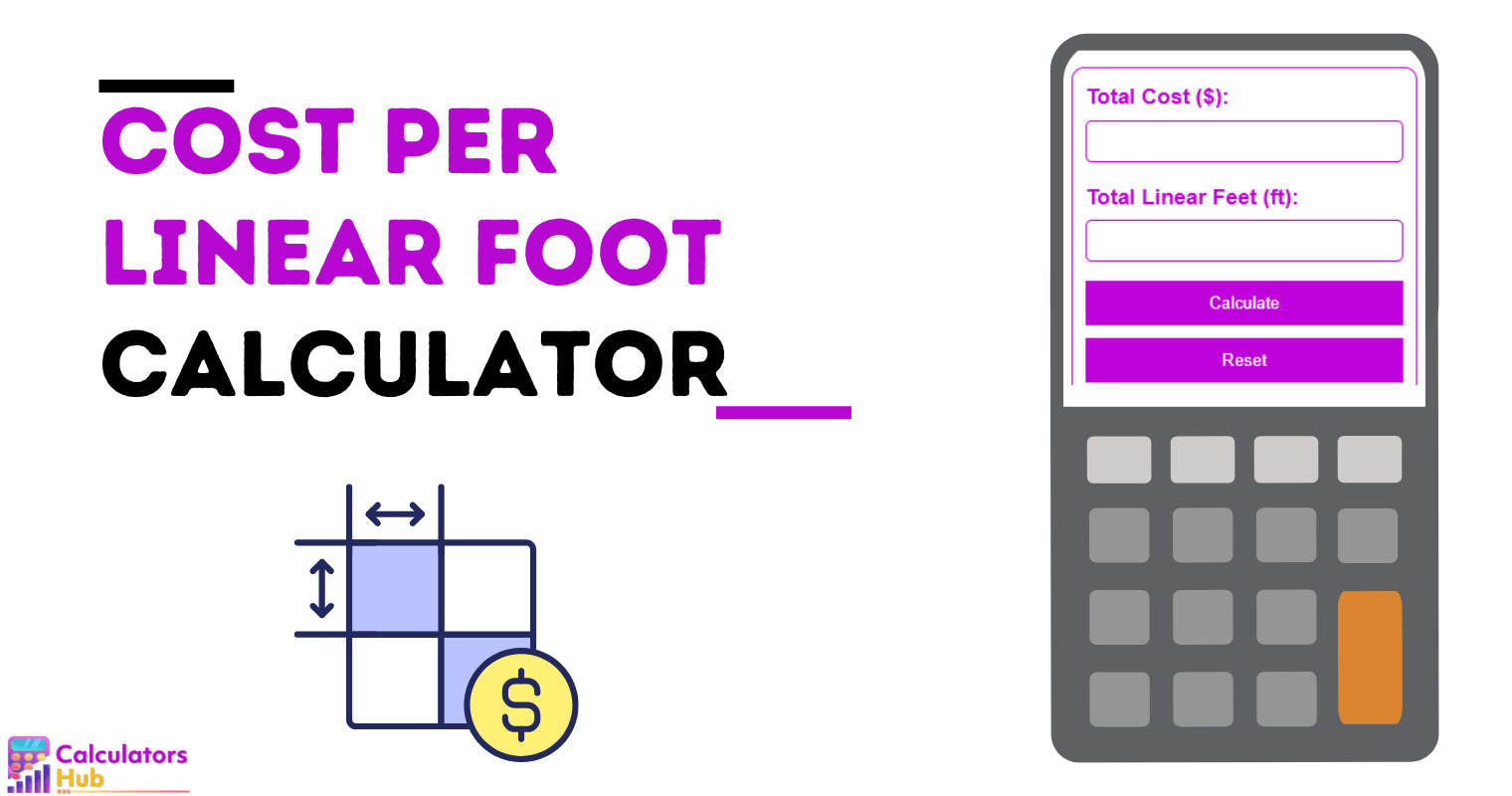 Cost Per Linear Foot Calculator