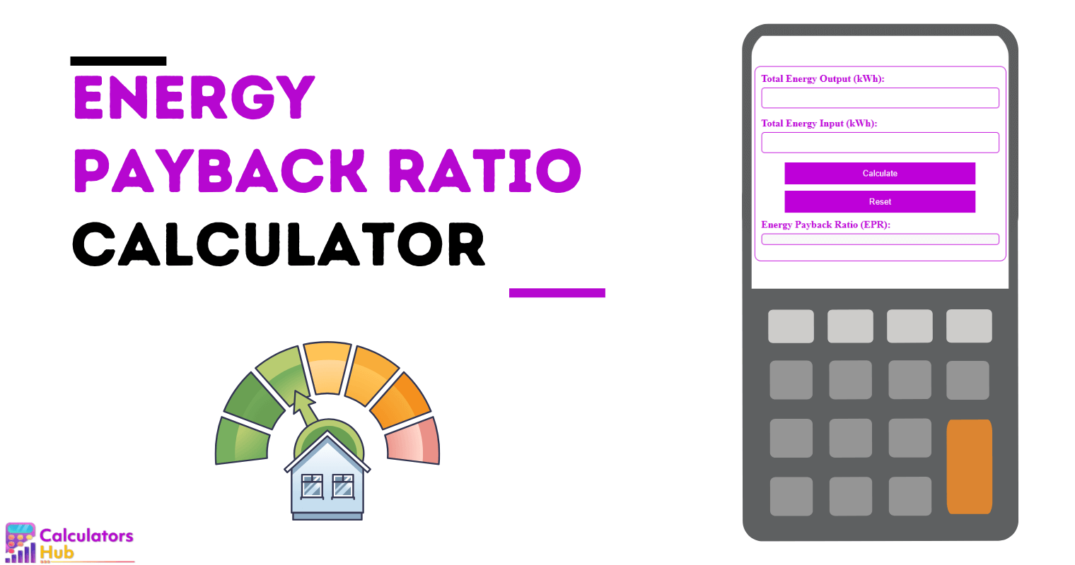 Energy Payback Ratio Calculator