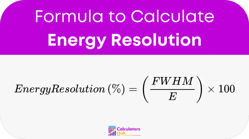 Energy Resolution