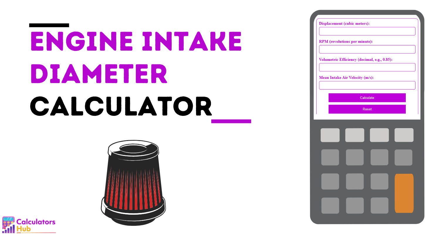 Engine Intake Diameter Calculator