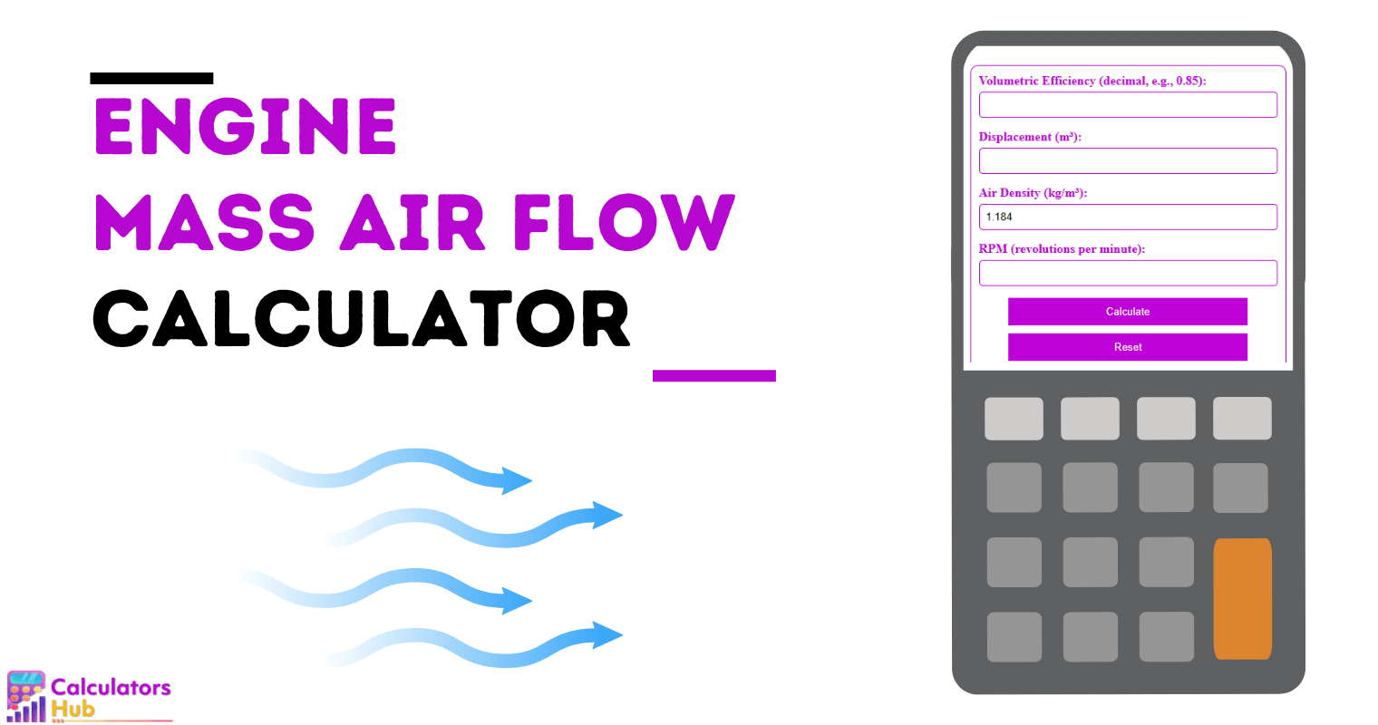 Engine Mass Air Flow Calculator