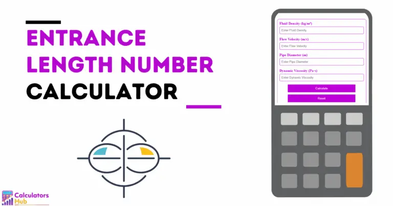 Entrance Length Number Calculator