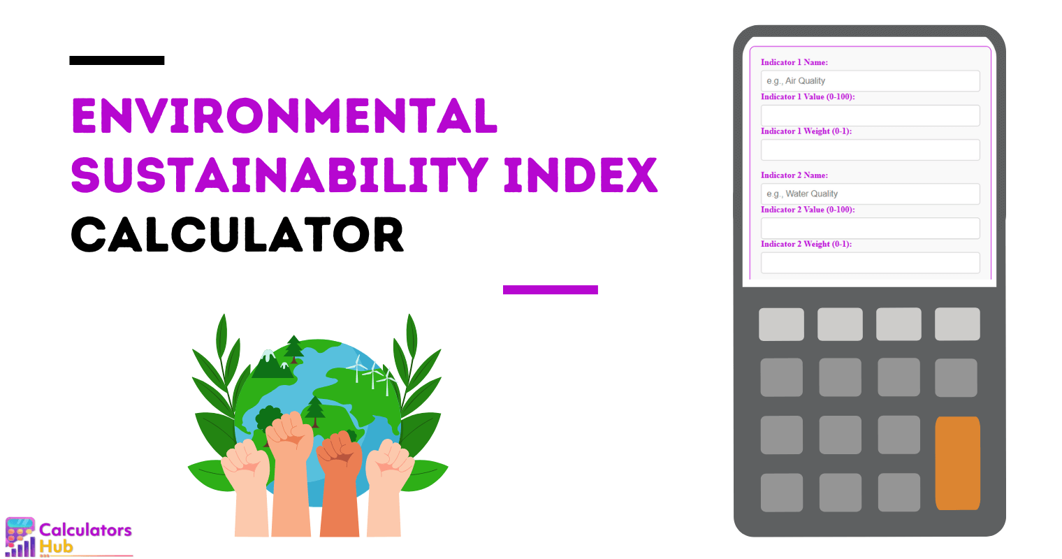 Environmental Sustainability Index Calculator