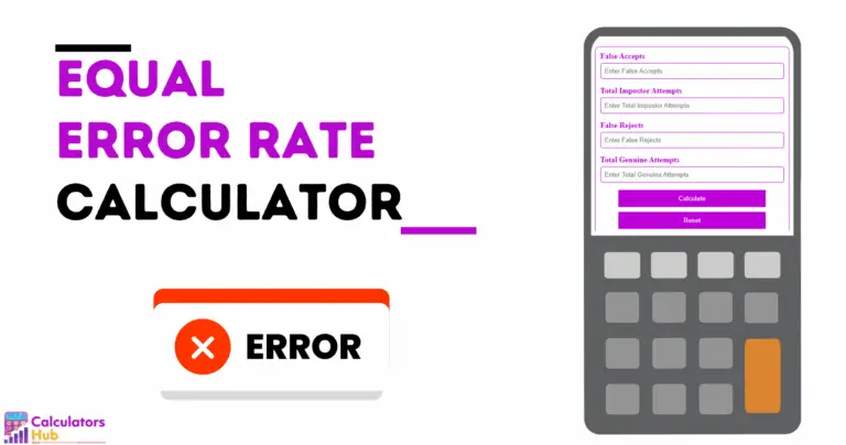 Equal Error Rate Calculator