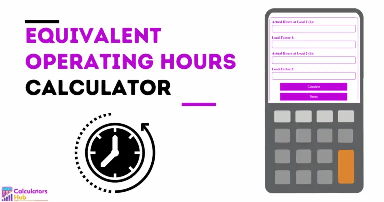 Equivalent Operating Hours Calculator