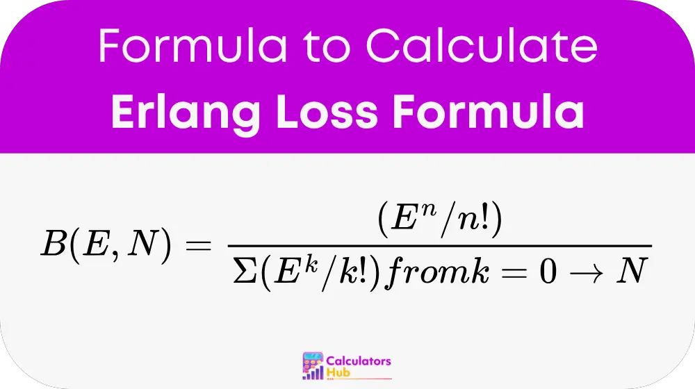 Erlang Loss Formula