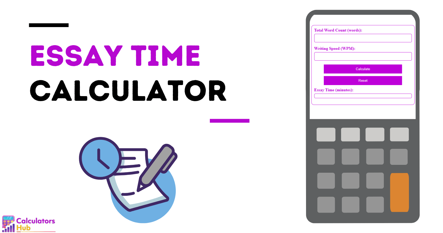 Essay Time Calculator