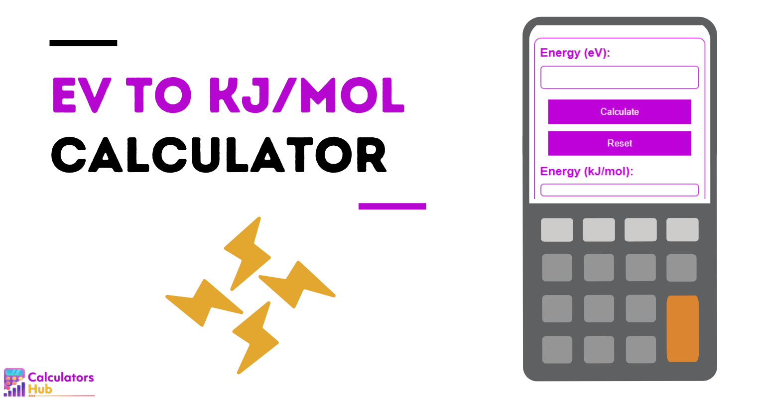 Ev To Kj_Mol Calculator