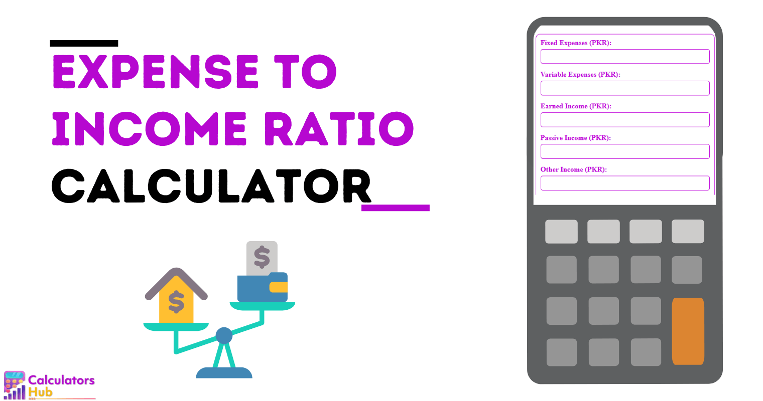 Expense to Income Ratio Calculator