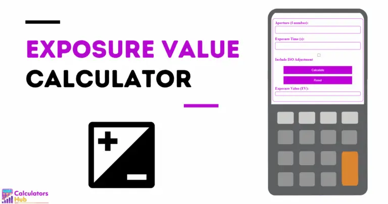 Calculadora de valor de exposição