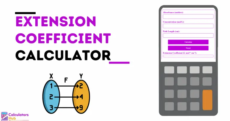Calculadora de Coeficiente de Extensão