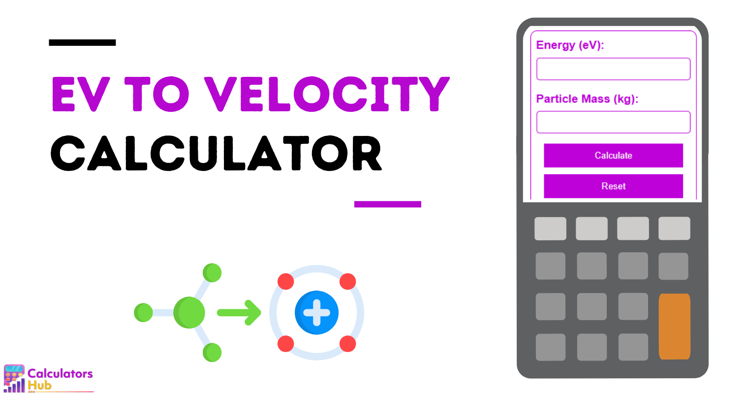 eV to Velocity Calculator