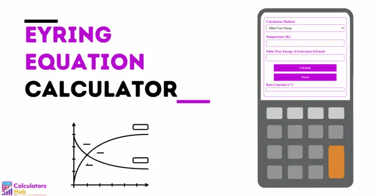 Calculadora de Equação de Eyring