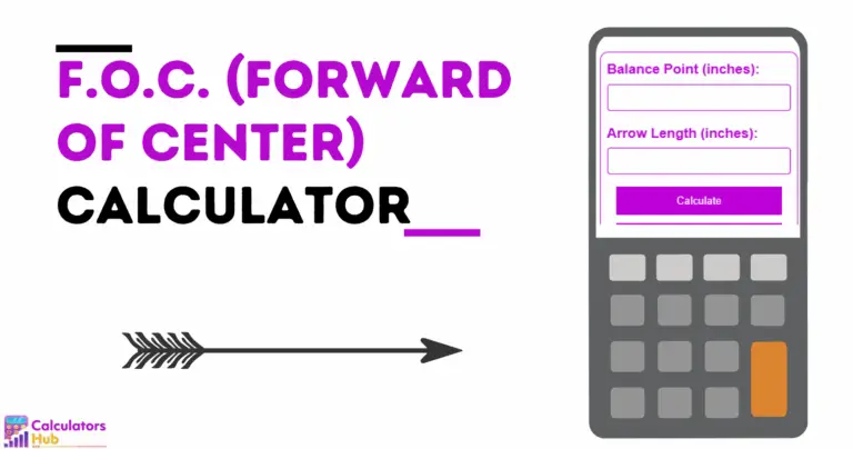 Calculadora FOC (Forward of Center)