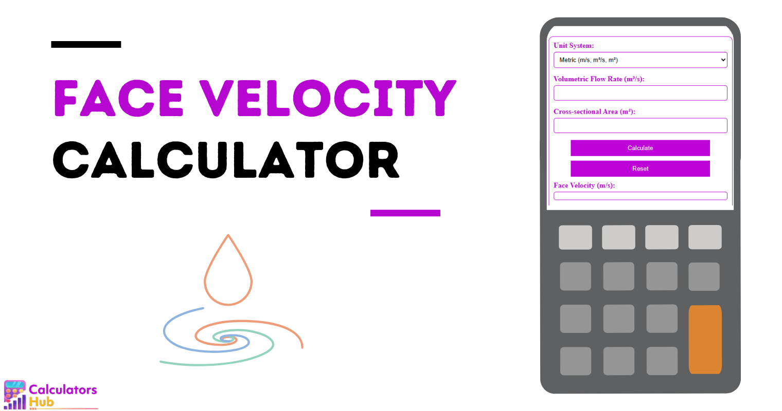 Face Velocity Calculator