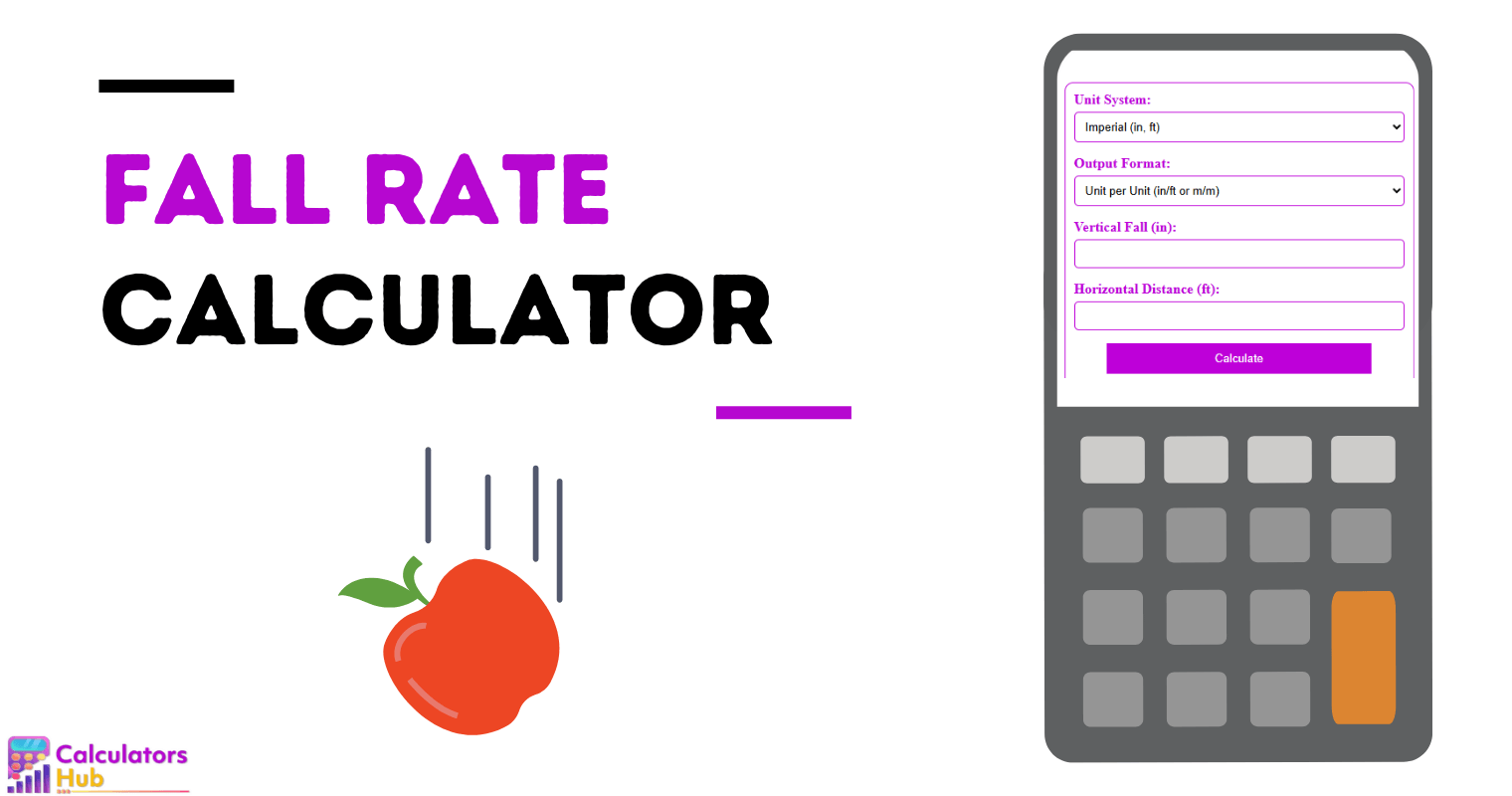 Fall Rate Calculator