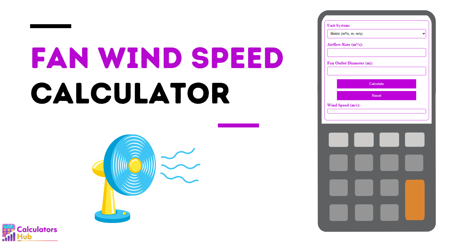Fan Wind Speed Calculator