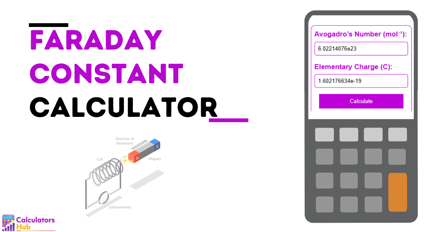 Faraday Constant Calculator