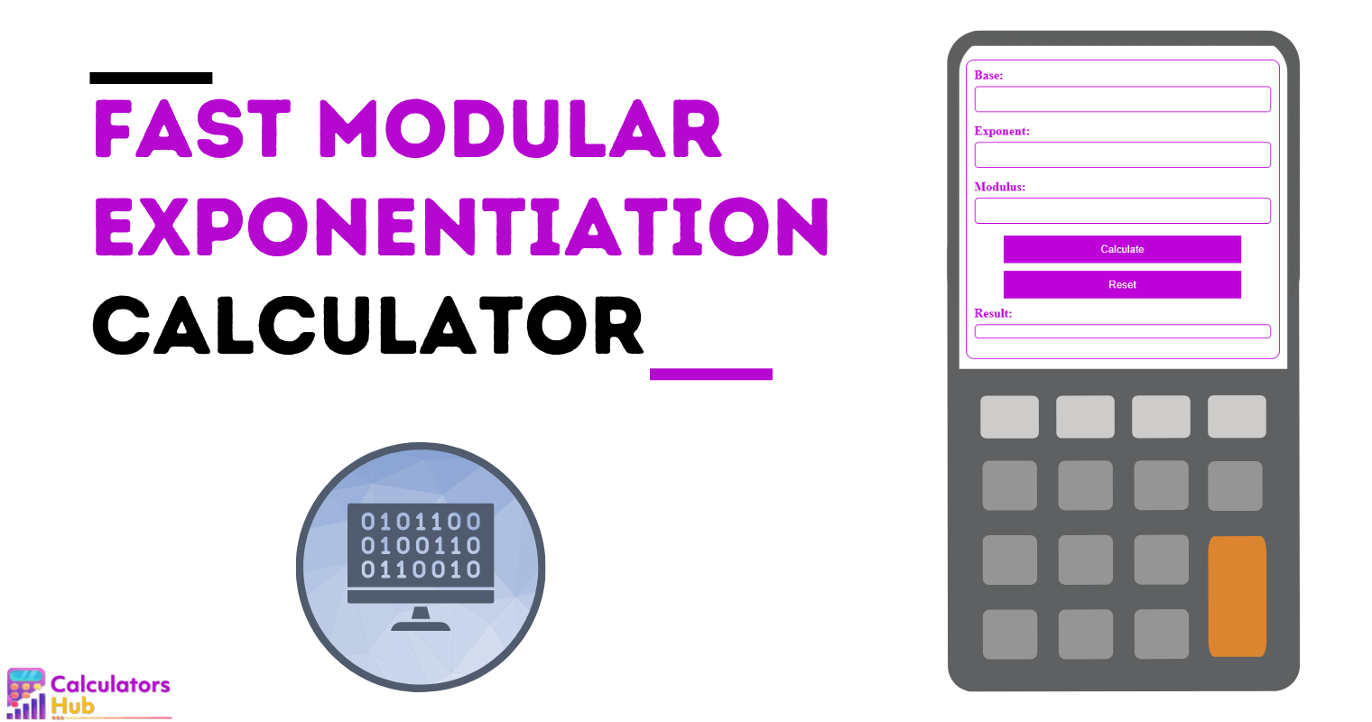 Fast Modular Exponentiation Calculator