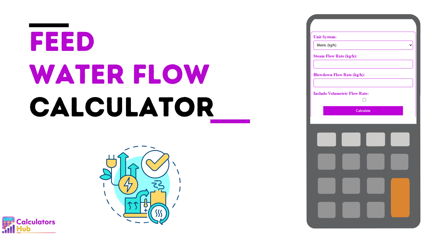 Feed Water Flow Calculator