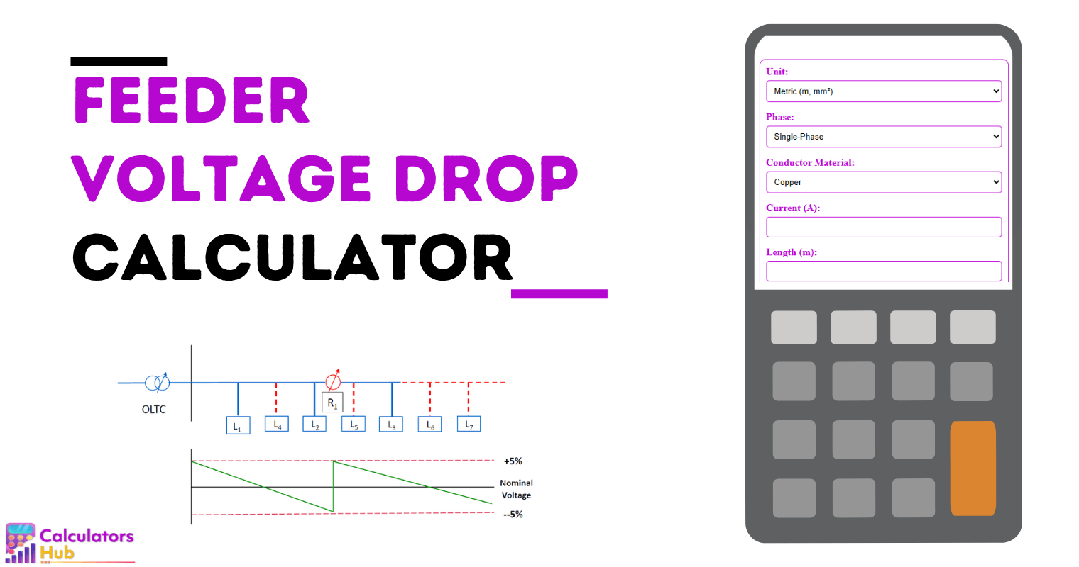 Feeder Voltage Drop Calculator