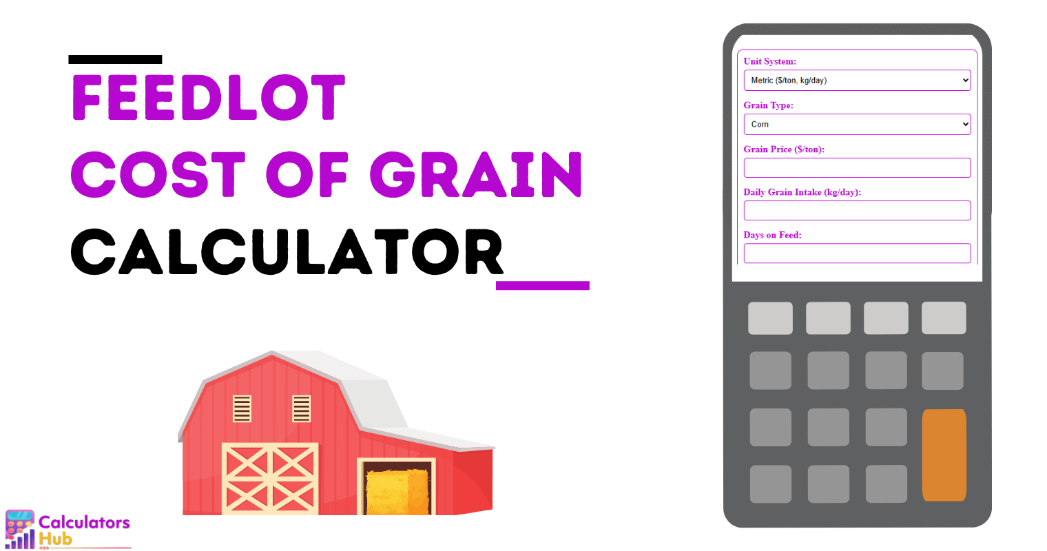 Feedlot Cost of Grain Calculator
