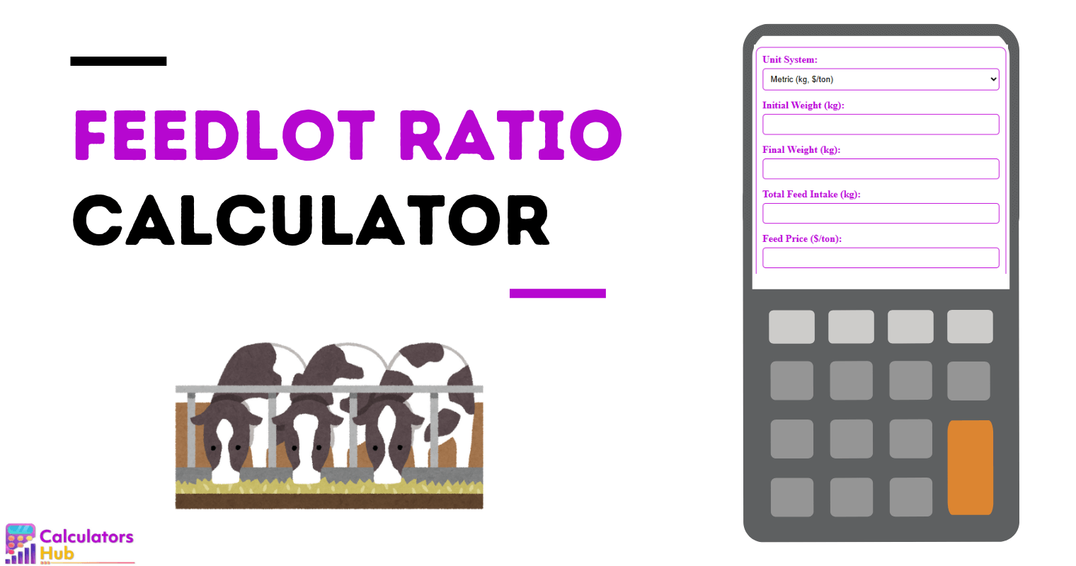 Feedlot Ratio Calculator