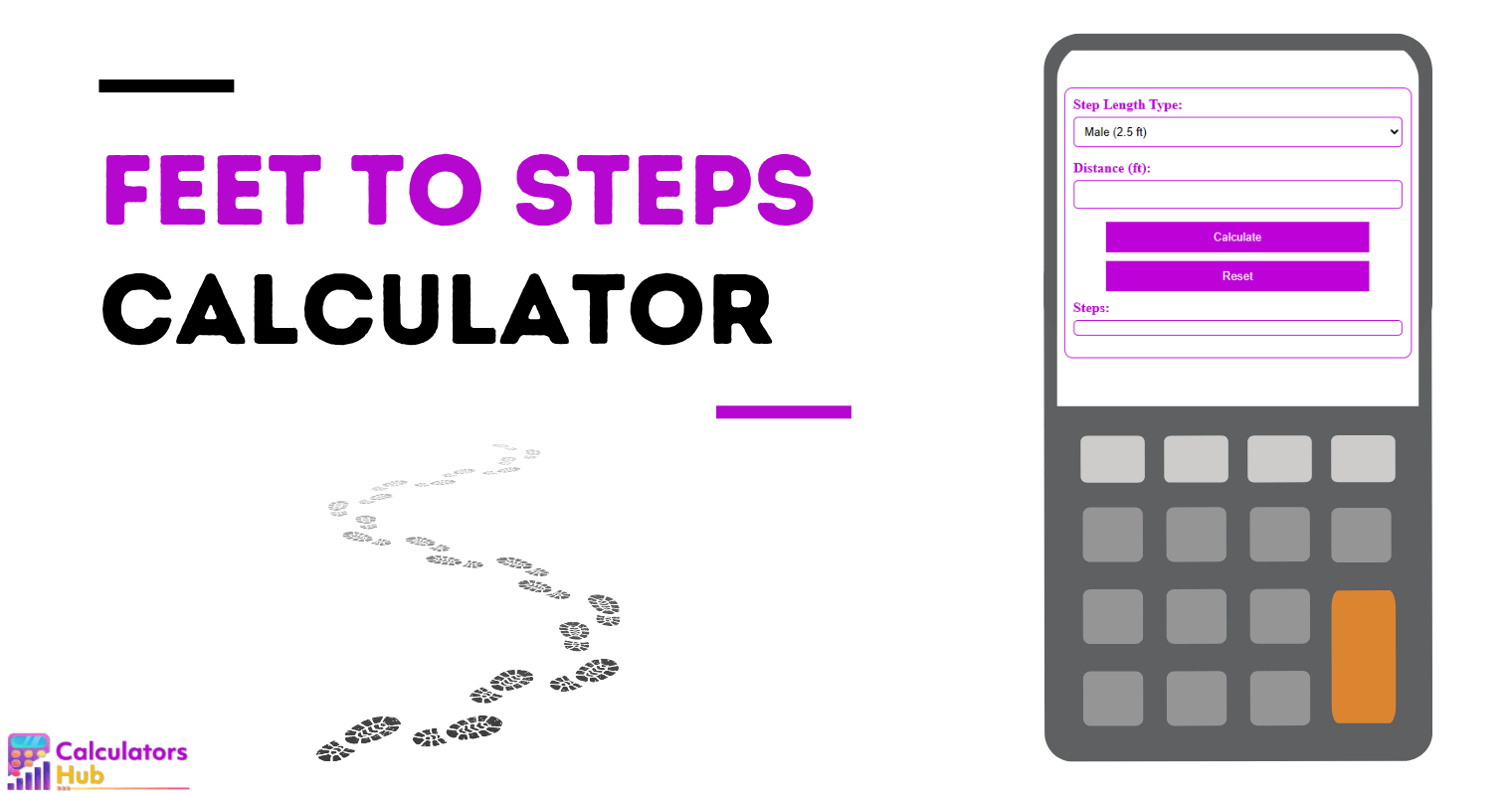 Feet To Steps Calculator