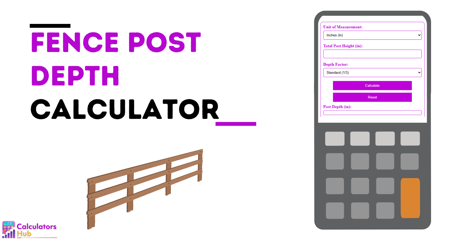 Fence Post Depth Calculator