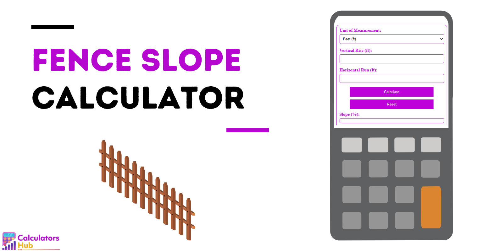 Fence Slope Calculator