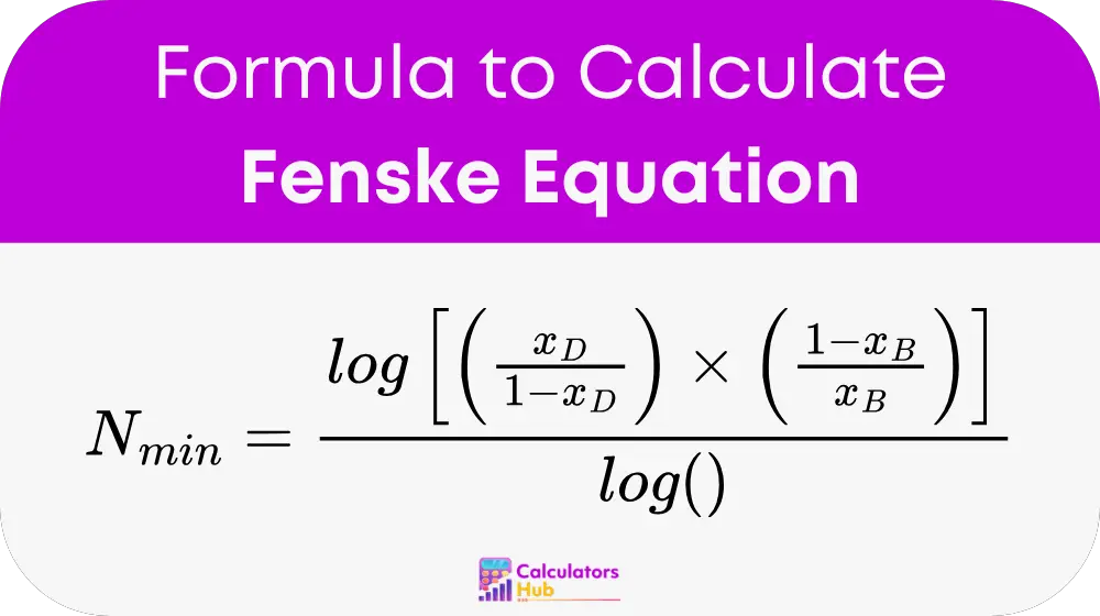 Fenske Equation