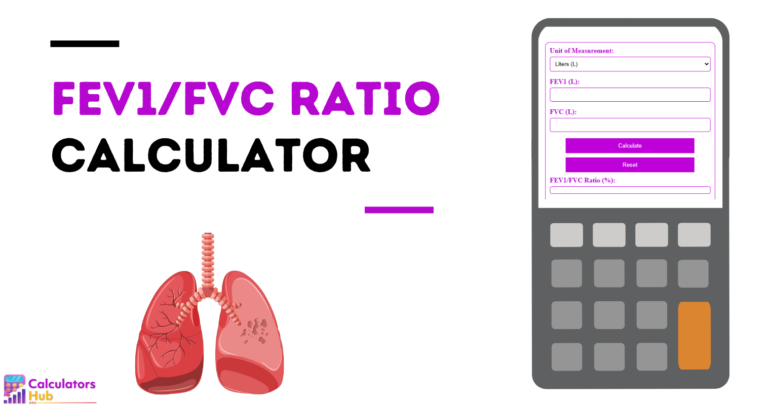 Fev1/Fvc Ratio Calculator