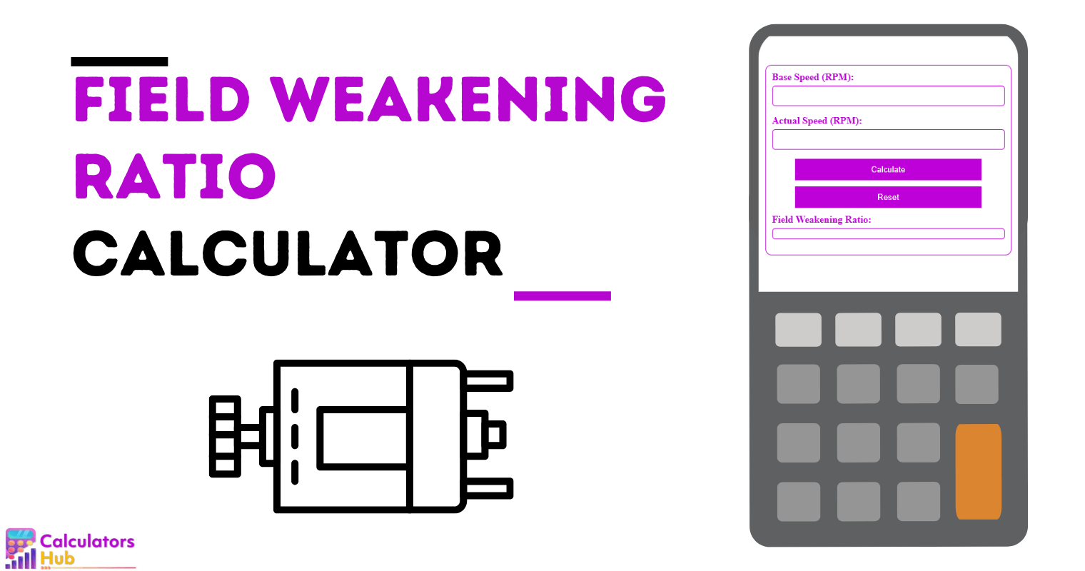 Field Weakening Ratio Calculator