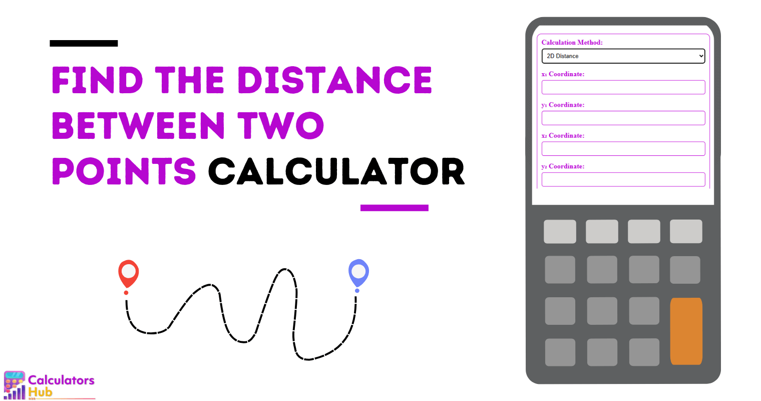 Find the distance between two points calculator