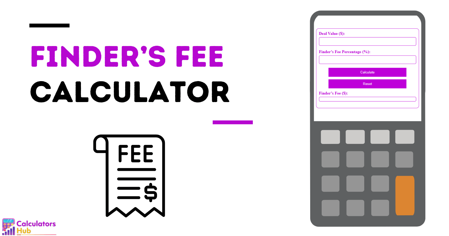 Finder’s Fee Calculator